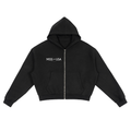 Miss USA Fleece Zip-Up Boxy Hoodie