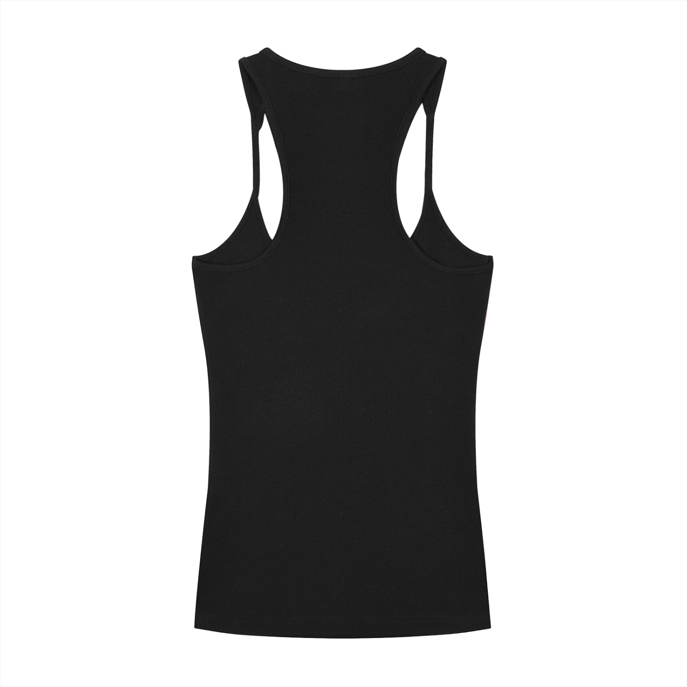 Miss USA Slim Fit Ribbed Racerback Tank Top