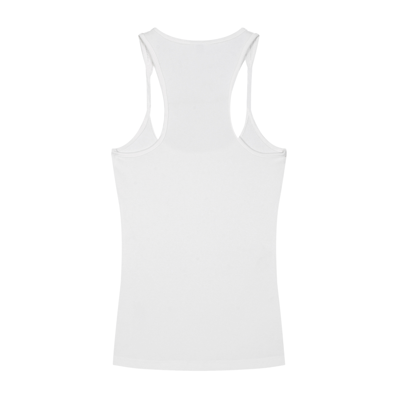 Miss USA Slim Fit Ribbed Racerback Tank Top